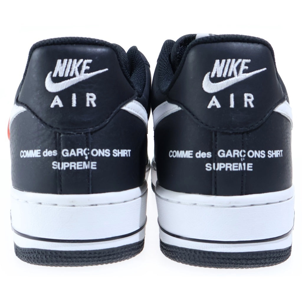 NIKE(ナイキ) Supreme × COMME des GARCONS SHIRT AIR FORCE 1 LOW シュプリーム コムデギャルソンシャツ エアーホース ワン ローカットスニーカー ブラック US11/29cm AR7623-001