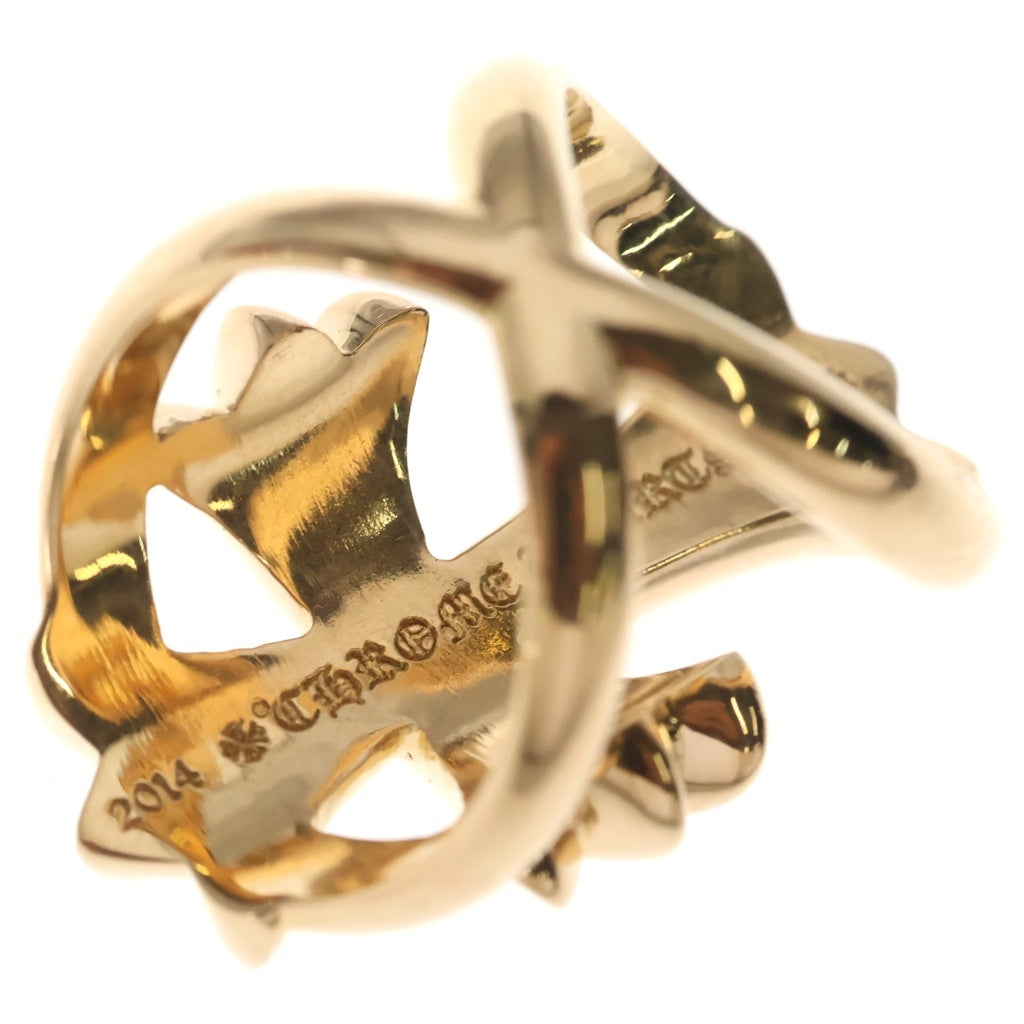 CHROME HEARTS(クロムハーツ) 22K INFINITY CRS P/DIA W/CNTR CTN/インフィニティクロス リング パヴェダイヤ ゴールド