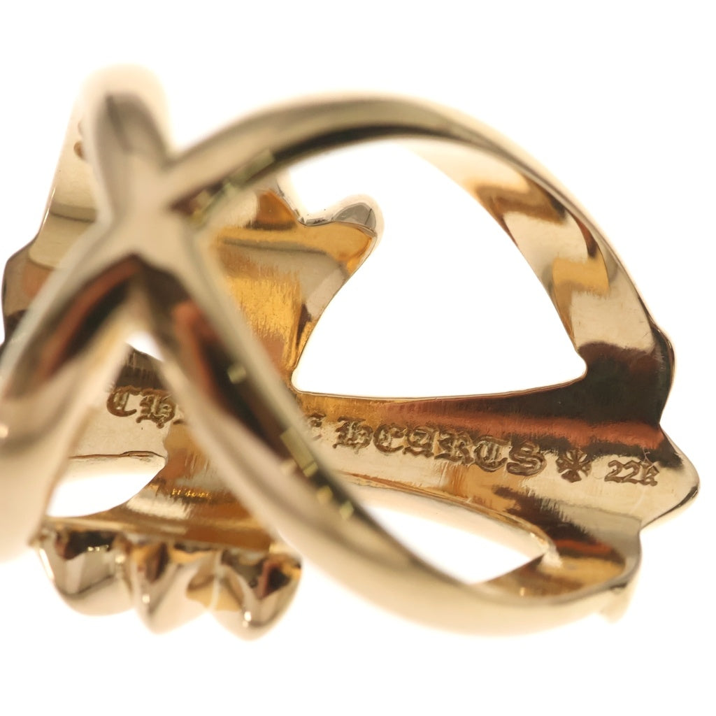 CHROME HEARTS(クロムハーツ) 22K INFINITY CRS P/DIA W/CNTR CTN/インフィニティクロス リング パヴェダイヤ ゴールド