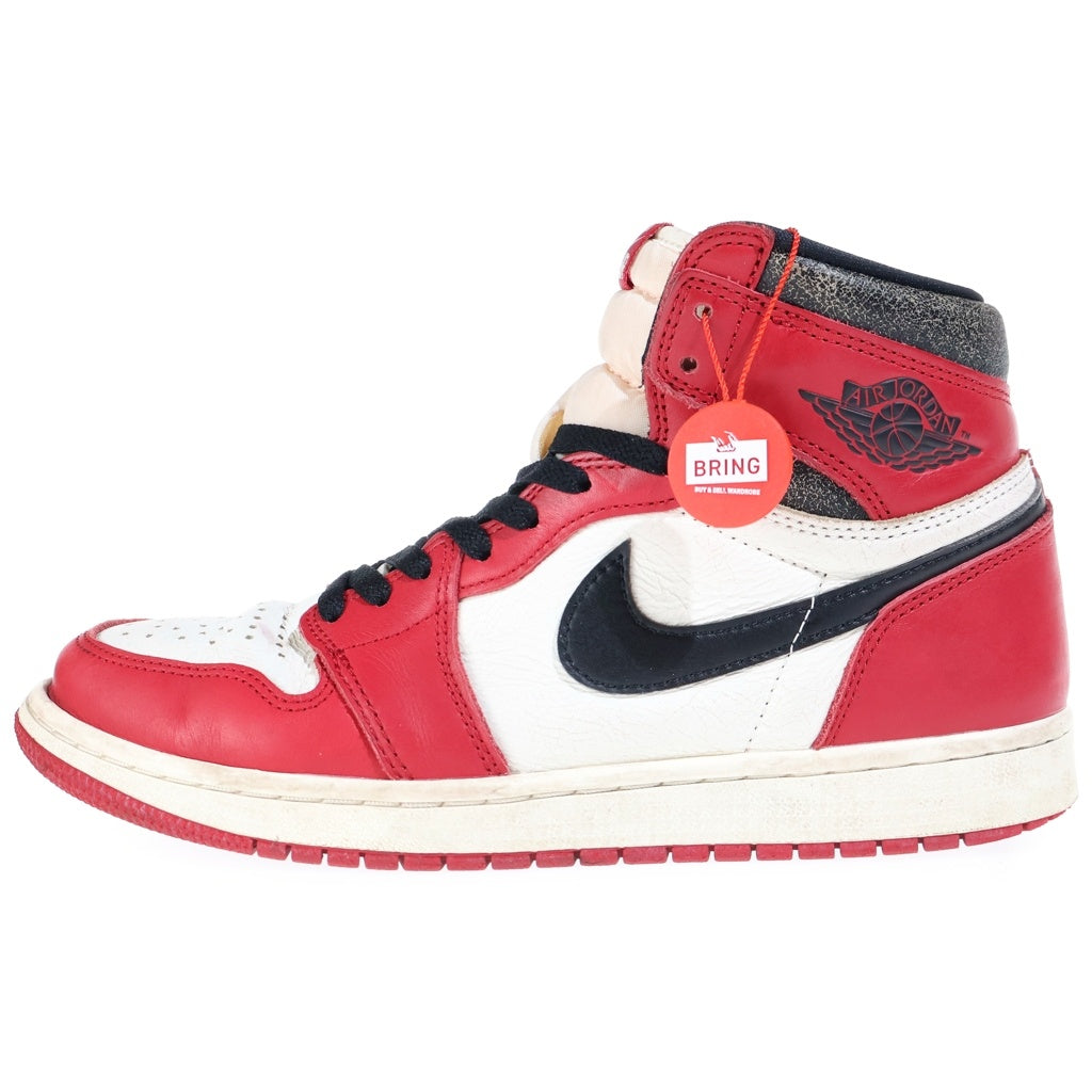 NIKE(ナイキ) Air Jordan 1 High Lost & Found Chicago エアジョーダン1 OG ロスト&ファウンド/シカゴ ハイカットスニーカー レッド US9/27cm DZ5485-612