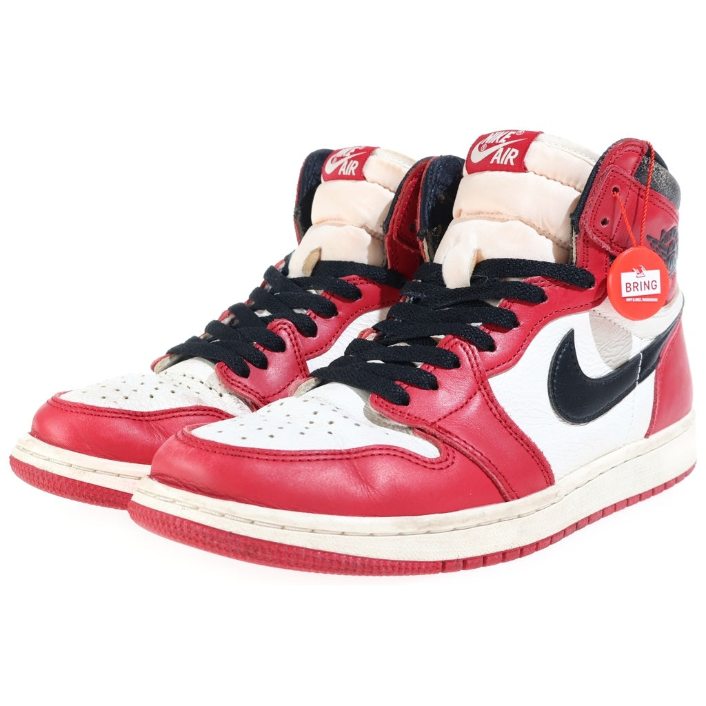 NIKE(ナイキ) Air Jordan 1 High Lost & Found Chicago エアジョーダン1 OG ロスト&ファウンド/シカゴ ハイカットスニーカー レッド US9/27cm DZ5485-612