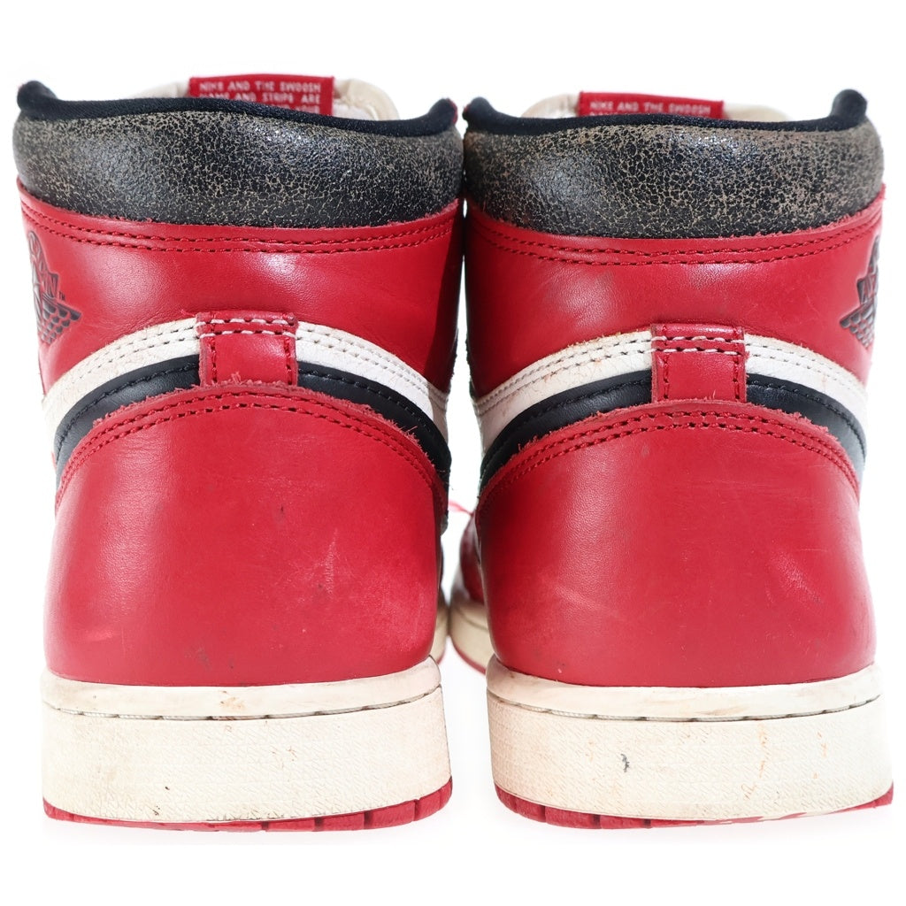 NIKE(ナイキ) Air Jordan 1 High Lost & Found Chicago エアジョーダン1 OG ロスト&ファウンド/シカゴ ハイカットスニーカー レッド US9/27cm DZ5485-612