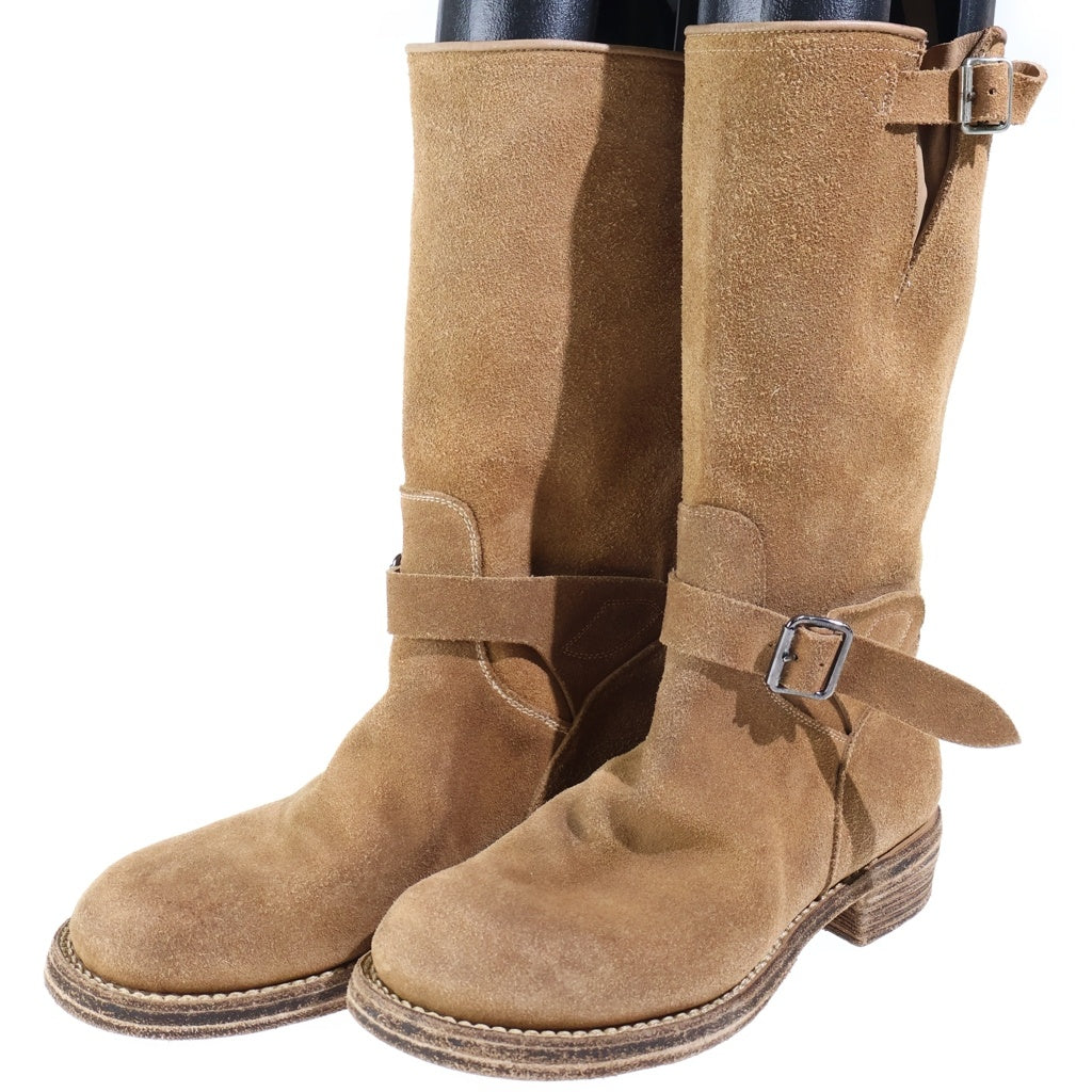 TAKAHIROMIYASHITA The SoloIst.(タカヒロミヤシタザソロイスト) 24SS ×GUIDI ENGINNER BOOT グイディ レザー エンジニア ブーツ ブラウン SGDF.0002