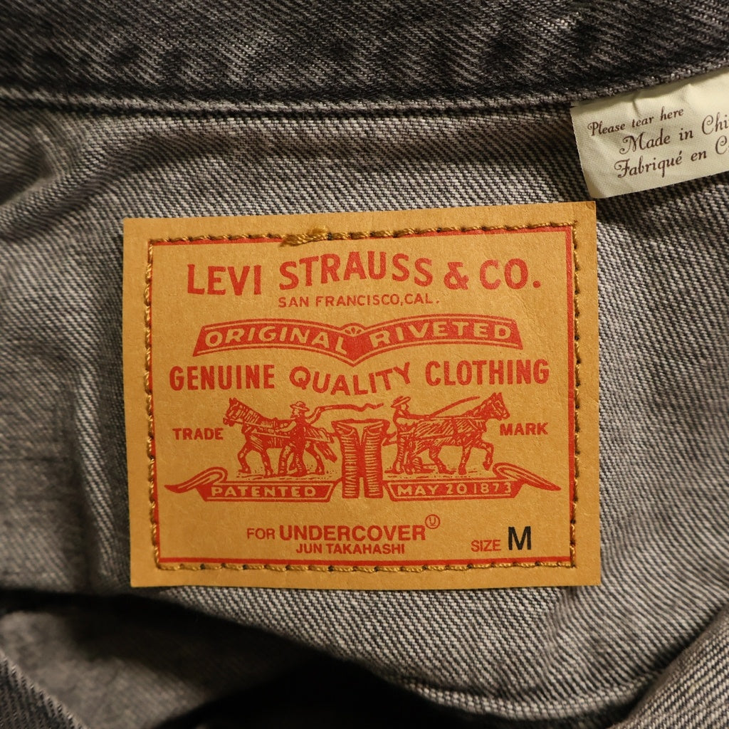 Levi's(リーバイス) 25SS ×UNDERCOVER TYPE I TRACKER JACKET アンダーカバー タイプ ワン トラッカー デニムジャケット ブラック 001YX0000