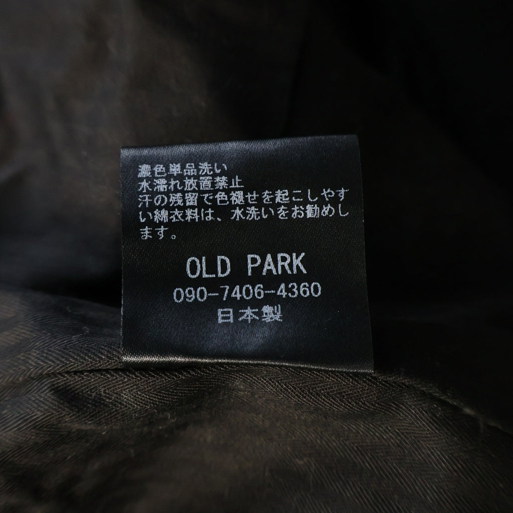 OLD PARK(オールドパーク) FLIIGHT JACKET OUTDOOR アウトドアー ドッキングデザイン フリース フライトジャケット ブラック