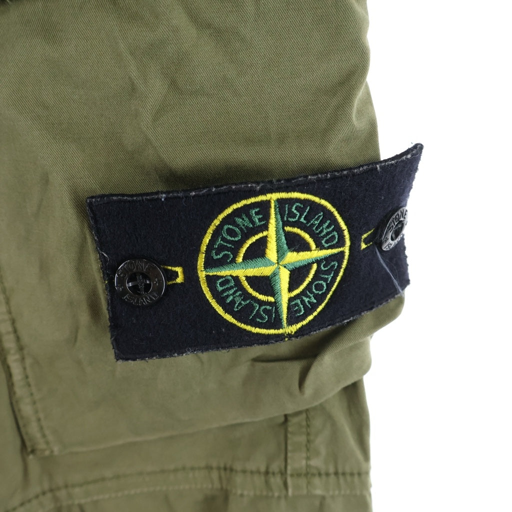STONE ISLAND(ストーンアイランド) BRUSHED COTTON CARGO PANT ブラッシュド コットン カーゴパンツ カーキ 741530419