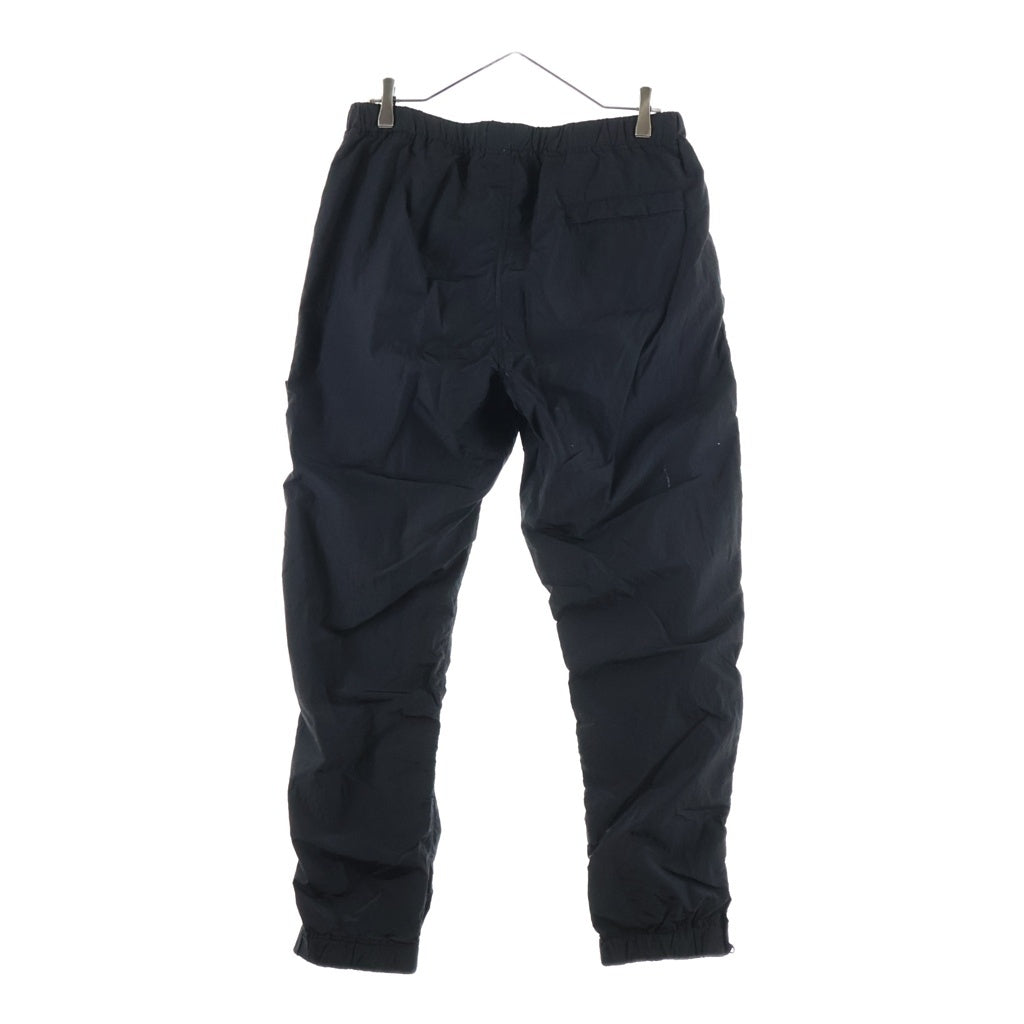 STONE ISLAND(ストーンアイランド) ロゴデザイン マルチポケット ドローストリング ナイロンパンツ ブラック