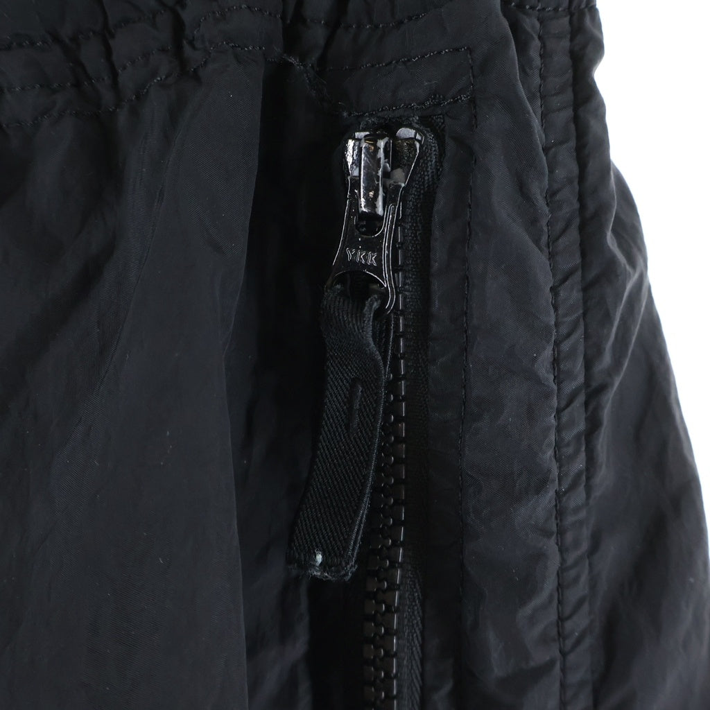 STONE ISLAND(ストーンアイランド) ロゴデザイン マルチポケット ドローストリング ナイロンパンツ ブラック