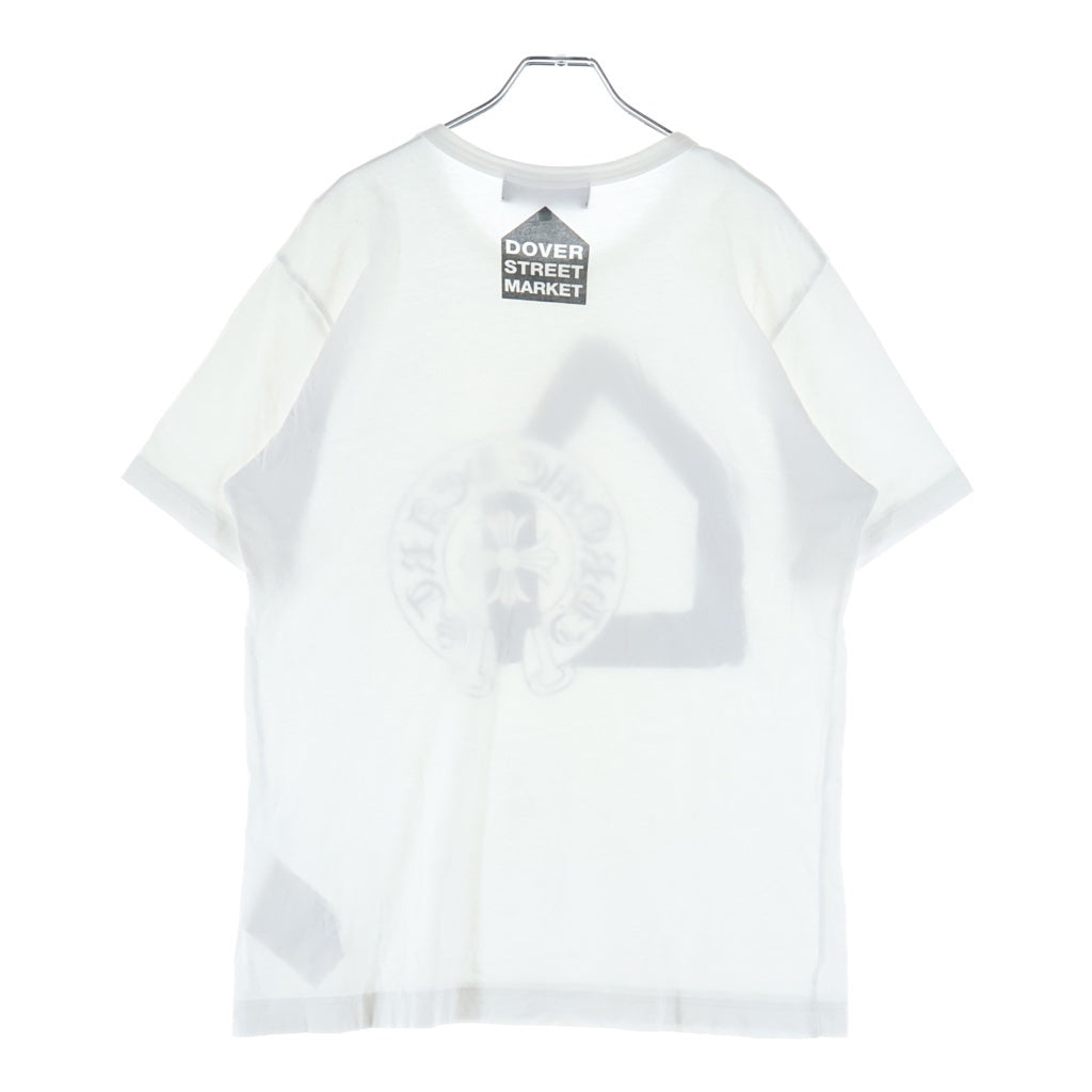 CHROME HEARTS(クロムハーツ) 12SS× COMME des GARCONS Horseshoe Logo Tee ×コムデギャルソンコラボ ホースシューロゴ半袖Tシャツ ホワイト ZI-T002
