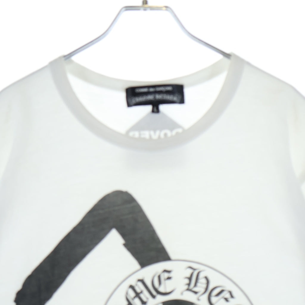 CHROME HEARTS(クロムハーツ) 12SS× COMME des GARCONS Horseshoe Logo Tee ×コムデギャルソンコラボ ホースシューロゴ半袖Tシャツ ホワイト ZI-T002