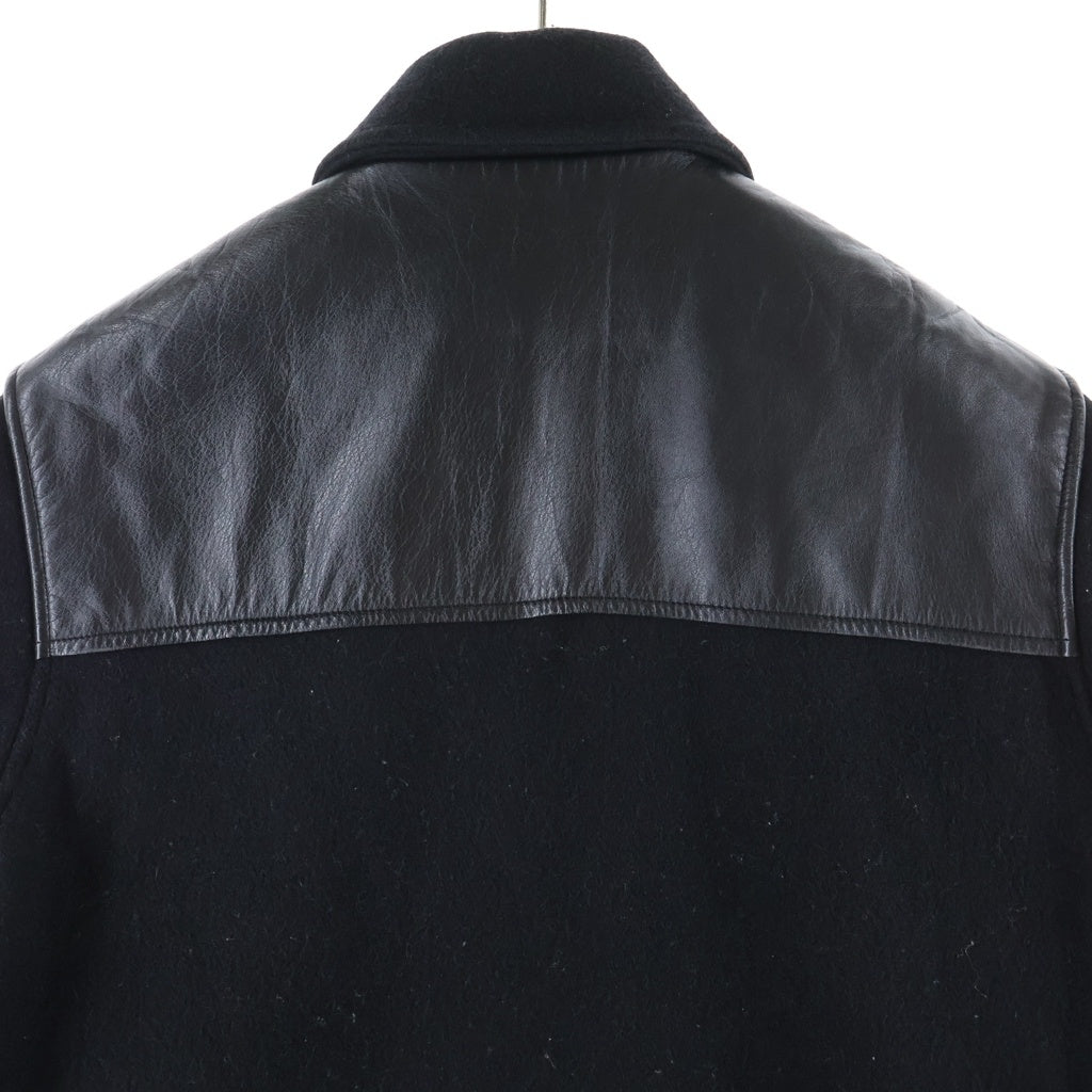 SUPREME(シュプリーム) 12AW Donkey Jacket ドンキー レザー切り替え ジャケット ブラック