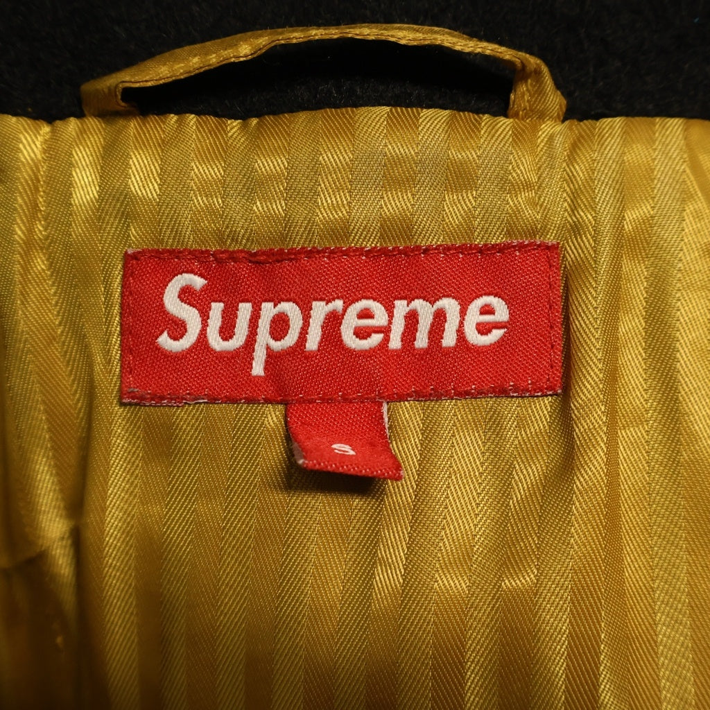 SUPREME(シュプリーム) 12AW Donkey Jacket ドンキー レザー切り替え ジャケット ブラック