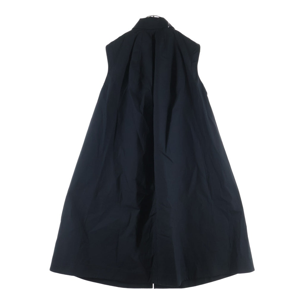 MARNI(マルニ) 24SS コットンキャディ ミディジレ ノースリーブジャケット ブラック レディース GLMA0082A0