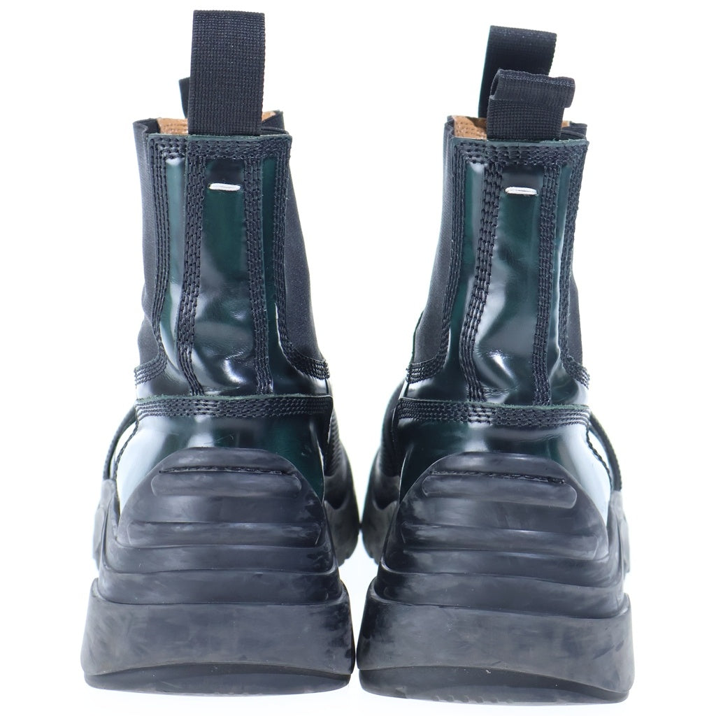 Maison Martin Margiela(メゾンマルタンマルジェラ) Alex Chelsea Boots アレックス サイドゴアブーツ ブラック/グリーン