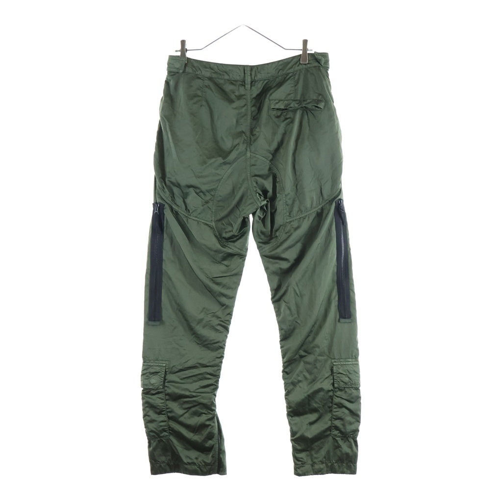 STONE ISLAND(ストーンアイランド) 21AW Zip Nylon Cargo Long Pants ジップナイロンカーゴロングパンツ グリーン 751531021