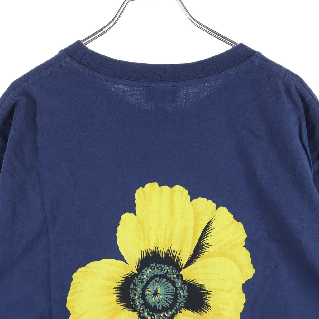 KENZO(ケンゾー) 22SS Poppy Print Relax S/S Tee ポピープリントリラックス半袖Tシャツ ブルー FC55TS227CSL