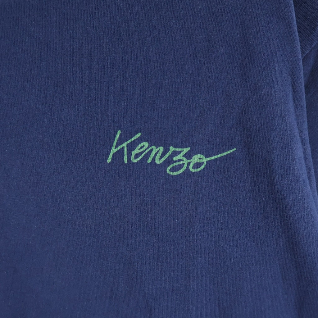 KENZO(ケンゾー) 22SS Poppy Print Relax S/S Tee ポピープリントリラックス半袖Tシャツ ブルー FC55TS227CSL