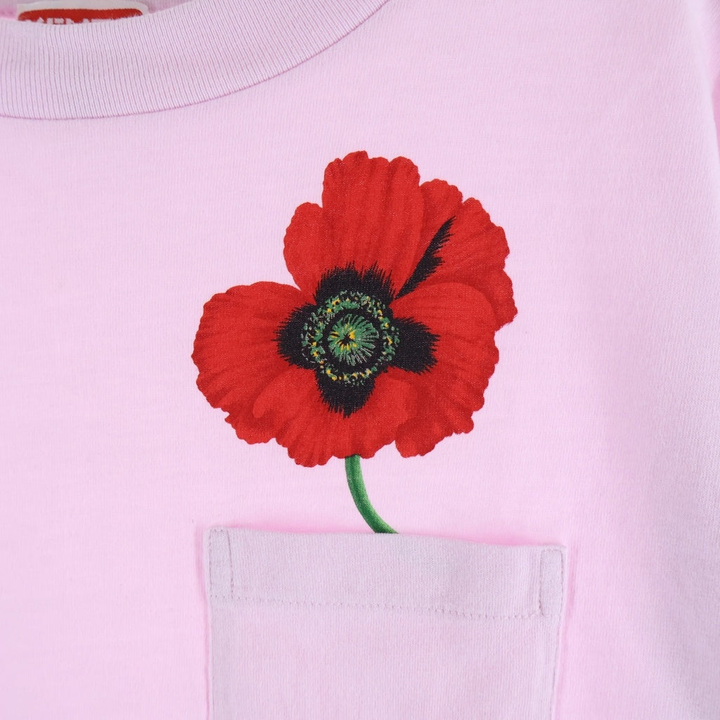 KENZO(ケンゾー) Poppy by Nigo Oversized Pocket S/S Tee オーバーサイズ半袖Tシャツ カットソー ピンク FC52TS024CSM