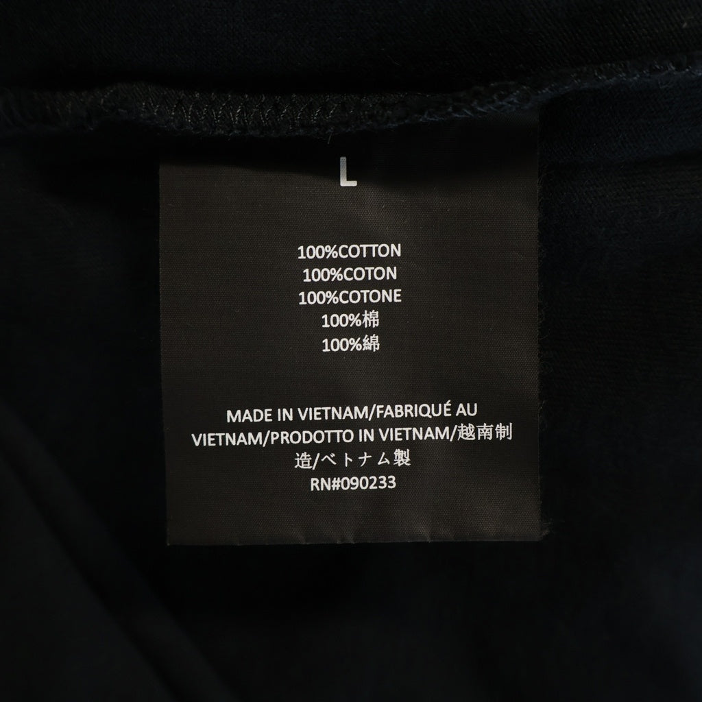 FEAR OF GOD ESSENTIALS(フィアオブゴッド エッセンシャルズ) フロントロゴデザイン クルーネック カットソー 半袖Tシャツ ブラック