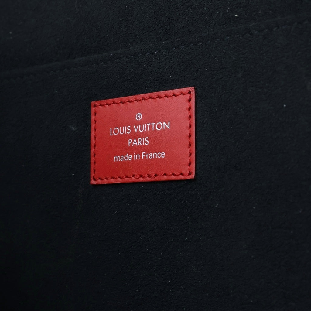 LOUIS VUITTON(ルイヴィトン) 17AW ×Supreme LV Pochette Jour GM シュプリーム ポシェットジュールGM エピレザー クラッチバッグ セカンドバッグ レッド TN12117 M67722