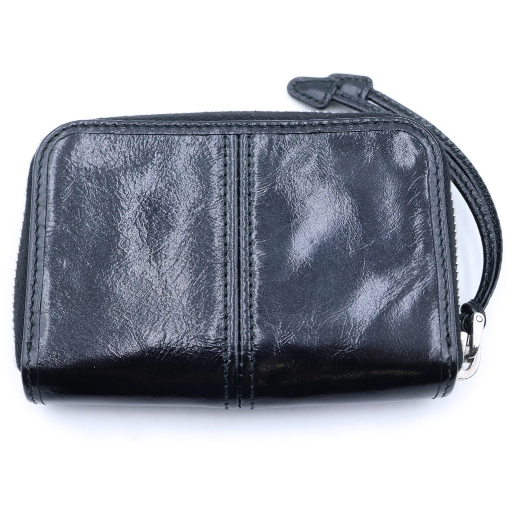 PRADA(プラダ) トライアングルロゴ ソフトルックス コインケース ウォレット ブラック 2MM003 レディース