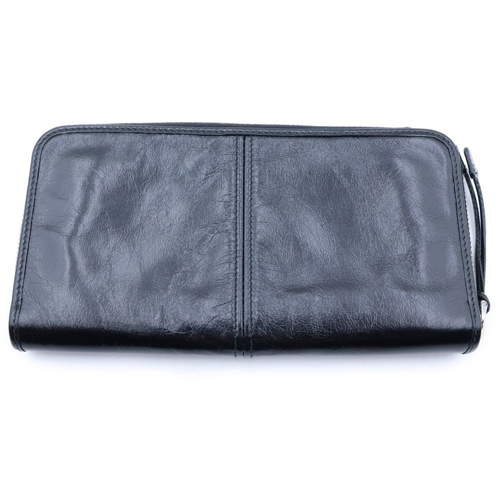 PRADA(プラダ) トライアングルロゴ ソフトルックス ロングウォレット 財布 ブラック 2ML059