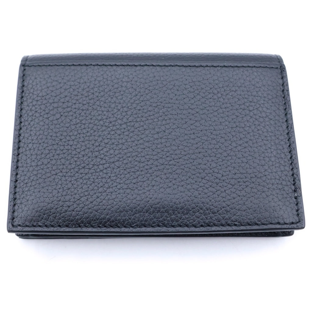 SAINT LAURENT PARIS(サンローランパリ) カサンドラ レザー名刺入れ ブラック 693492