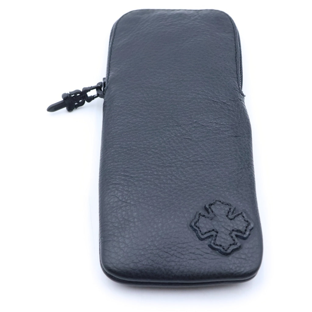 CHROME HEARTS(クロムハーツ) VAGILANTE CHプラス クリアフレーム ウェリントン アイウェア 眼鏡 ブラウン