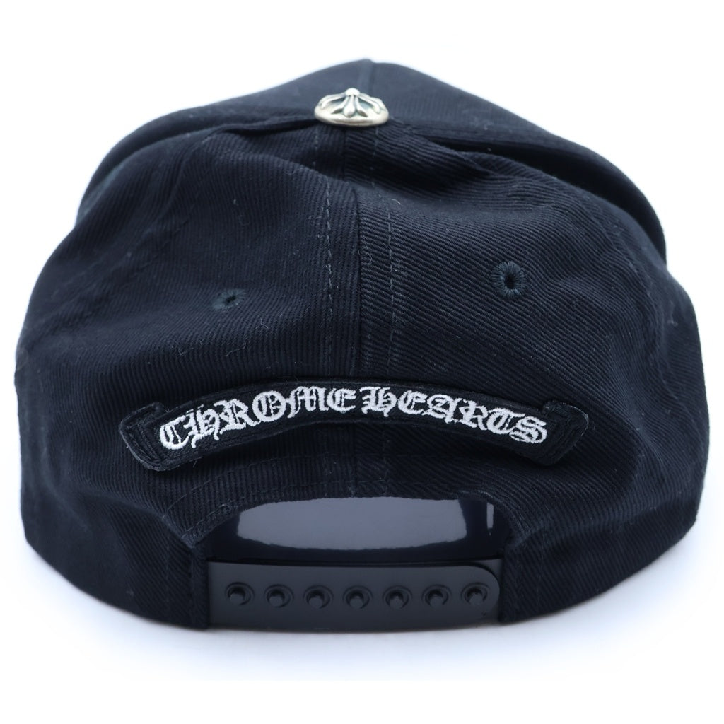 CHROME HEARTS(クロムハーツ) スモールCH刺繍 ベースボールキャップ 帽子 ブラック