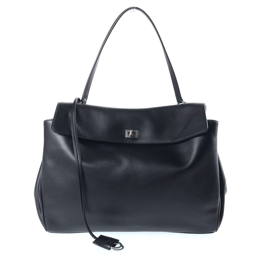 BALENCIAGA(バレンシアガ) Rodeo Large ロデオ ラージ レザーショルダーバッグ ブラック 789744 レディース