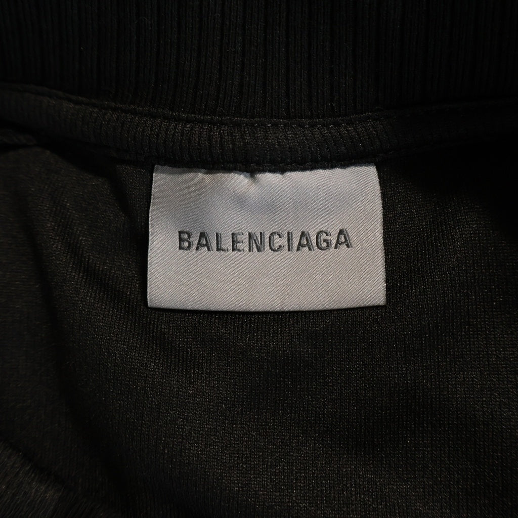 BALENCIAGA(バレンシアガ) フロントロゴ ゲーム半袖Tシャツ カットソー ブラック A003GL