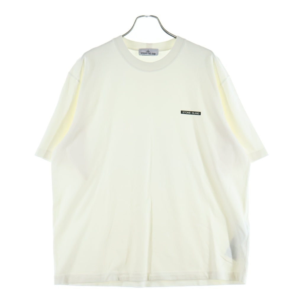 STONE ISLAND(ストーンアイランド) ロゴプリント 半袖Tシャツ カットソー ホワイト K2S156100076S0A50