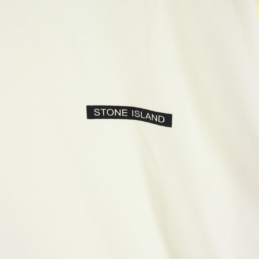 STONE ISLAND(ストーンアイランド) ロゴプリント 半袖Tシャツ カットソー ホワイト K2S156100076S0A50