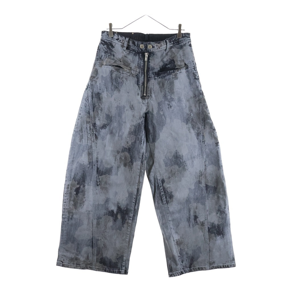 FILTH(フィルス) 26AW Rusty Waxed Baggy Cut ラスティワックスドバギーカットデニム ボトムス グレー FL262PT03