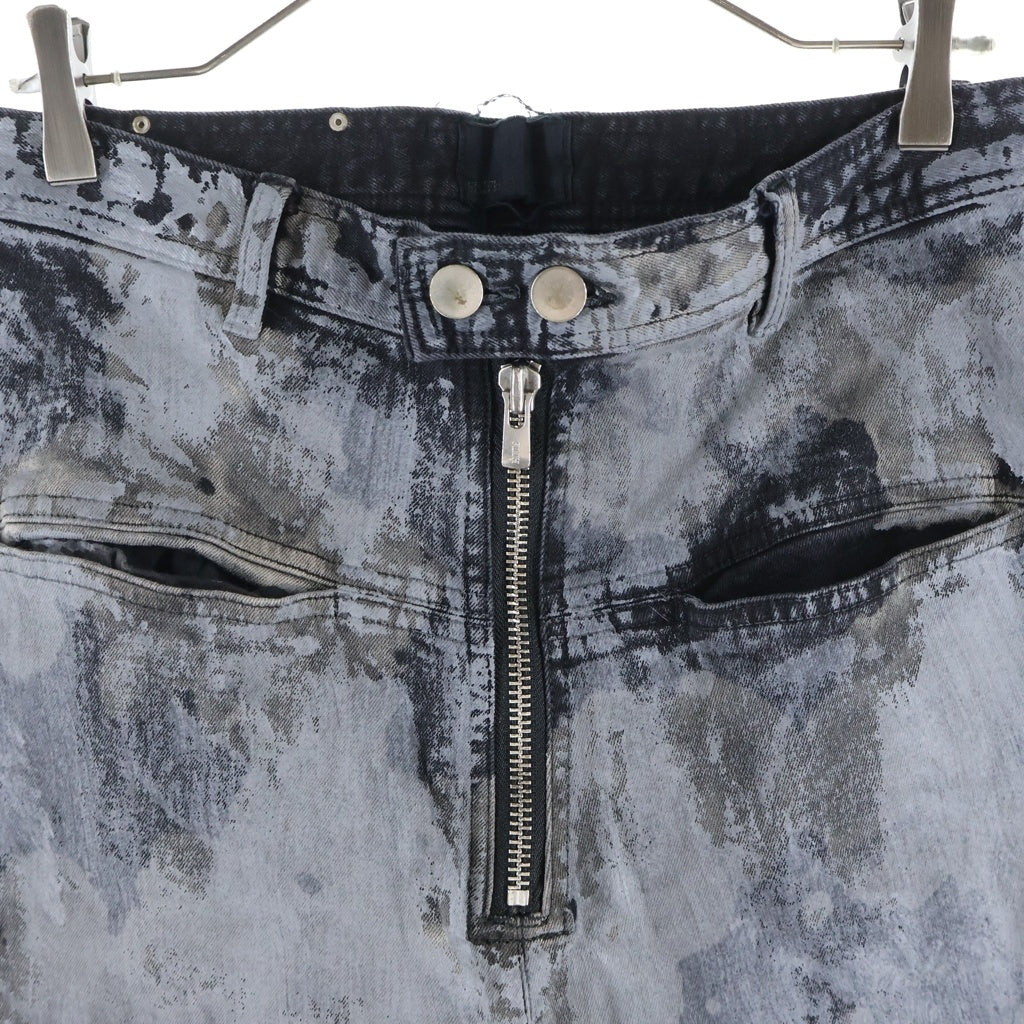 FILTH(フィルス) 26AW Rusty Waxed Baggy Cut ラスティワックスドバギーカットデニム ボトムス グレー FL262PT03
