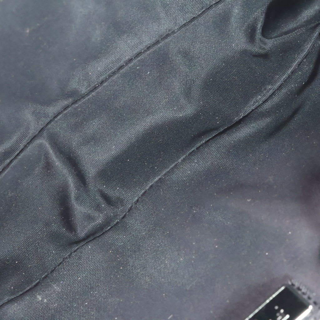 PRADA(プラダ) Re-Nylon サフィアーノレザーベルト ショルダーバッグ ブラック 2VL977