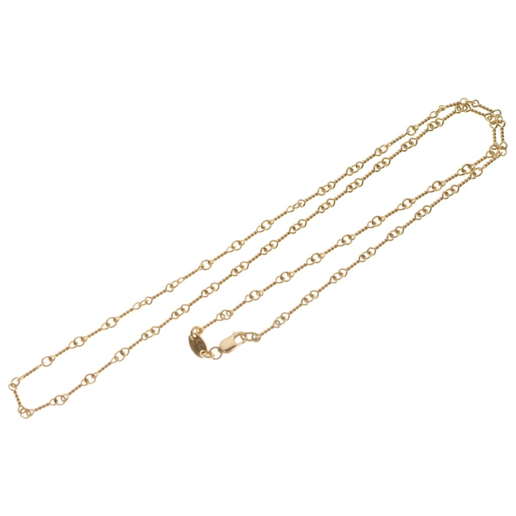 CHROME HEARTS(クロムハーツ) 22K NECKCHAIN T20 ツイストチェーンネックレス 20inch ゴールド BCA015