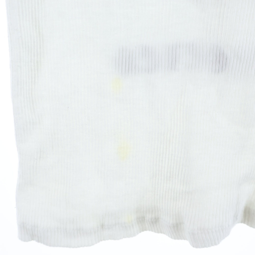 CHROME HEARTS(クロムハーツ) OLD RIB TANK TOP ロサンゼルス限定 ホースシュー ヴァインダガー タンクトップ カットソー ホワイト