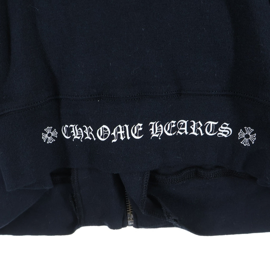 CHROME HEARTS(クロムハーツ) OLD 袖フローラル ダガージップ ジップアップジャケット ブラック