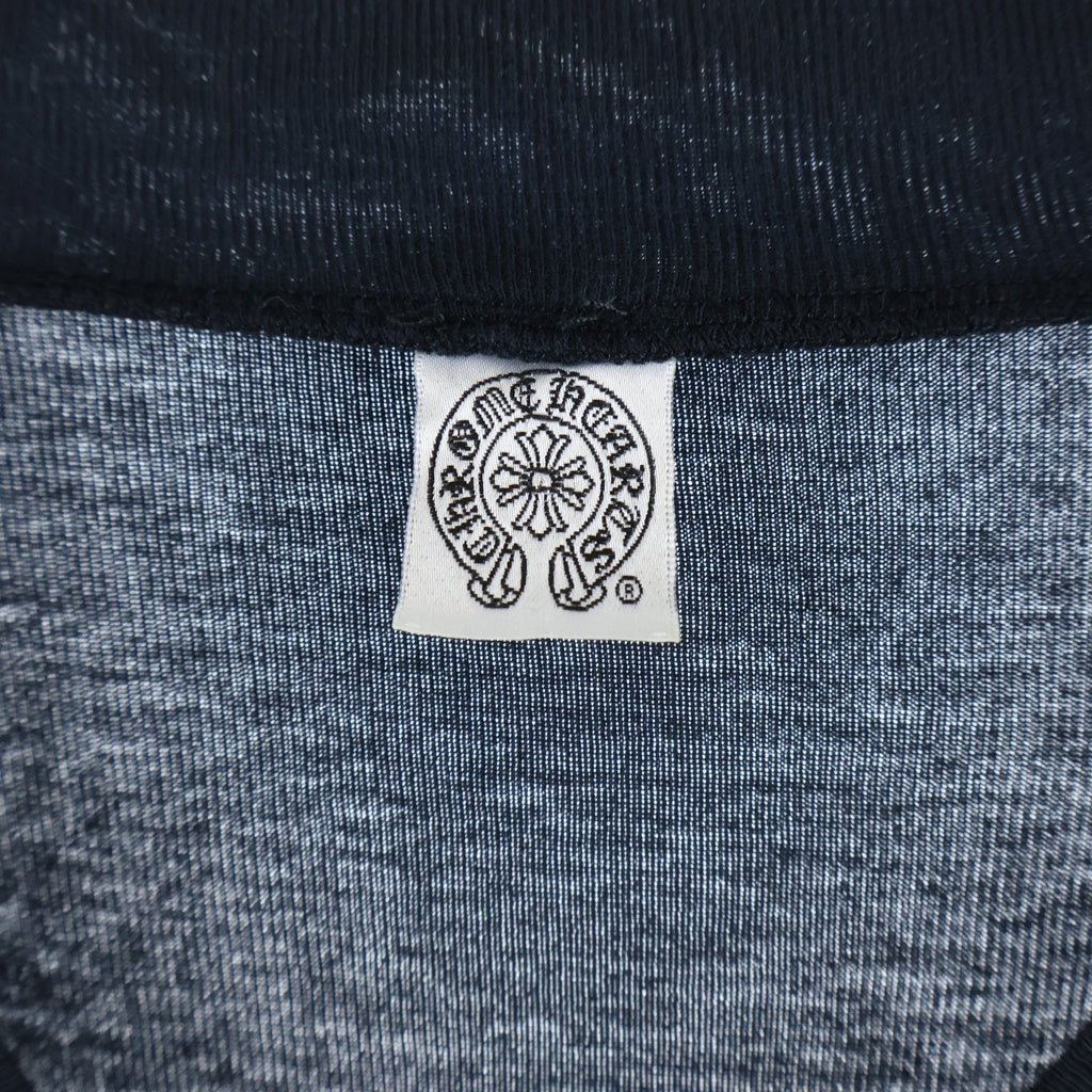 CHROME HEARTS(クロムハーツ) OLD 袖フローラル ダガージップ ジップアップジャケット ブラック