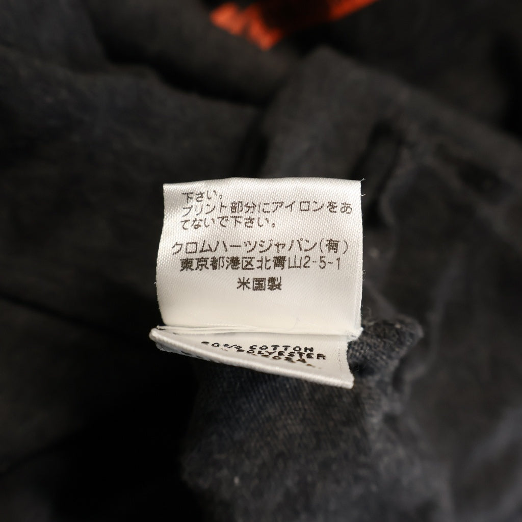 CHROME HEARTS(クロムハーツ) HENRY NECK CHプラス ホースシュー ヘンリーネック 七分袖カットソー Tシャツ グレー
