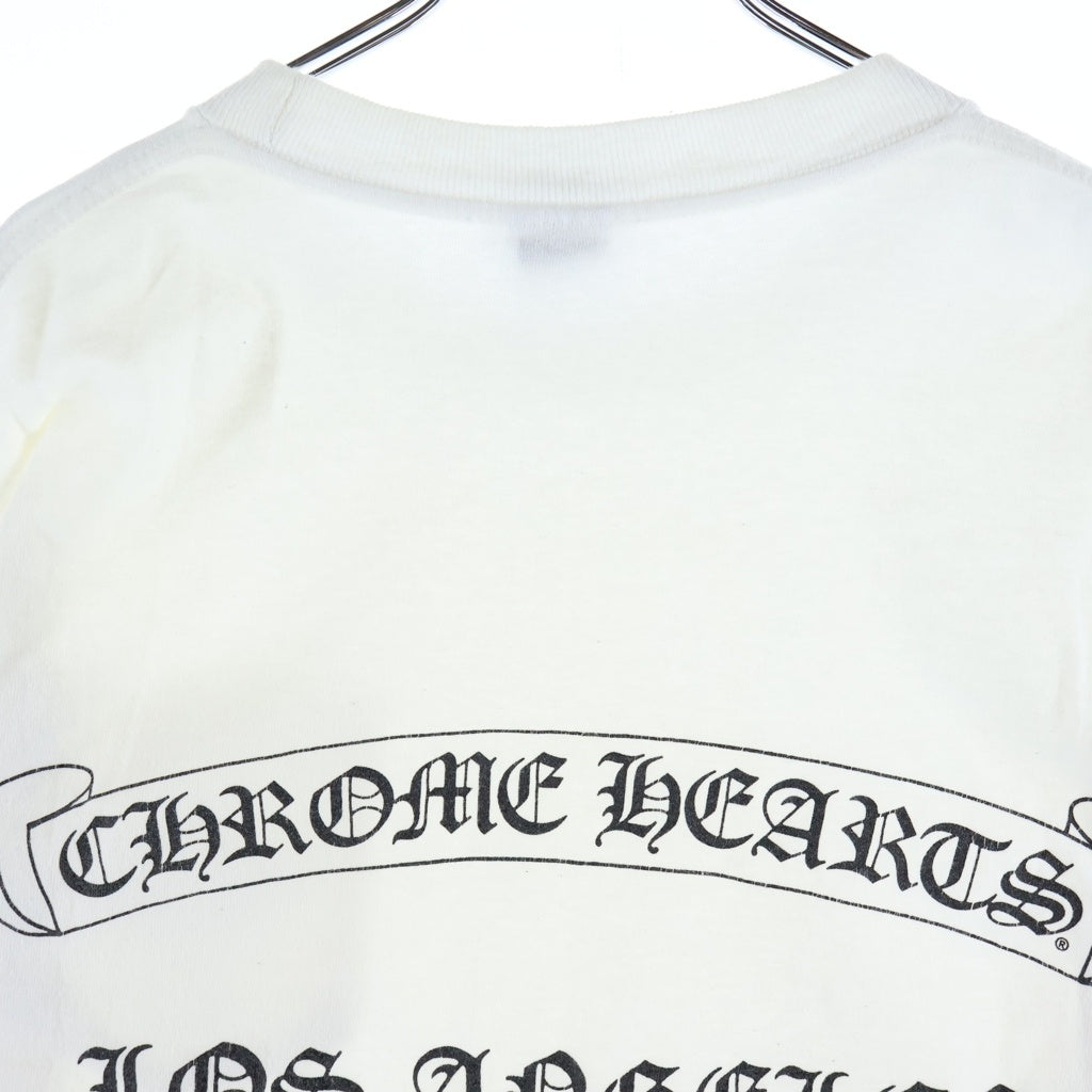 CHROME HEARTS(クロムハーツ) OLD S/S TEE ロサンゼルス限定 スクロールラベル 半袖Tシャツ カットソー ホワイト