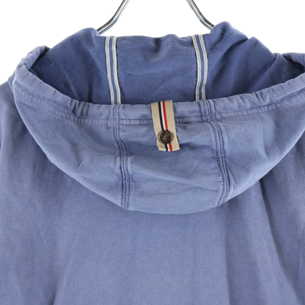 MONCLER(モンクレール) MAGLIA CARDIGAN マグリアカーディガン ロゴワッペン フルジップアップパーカー ブルー 210918425900 80155