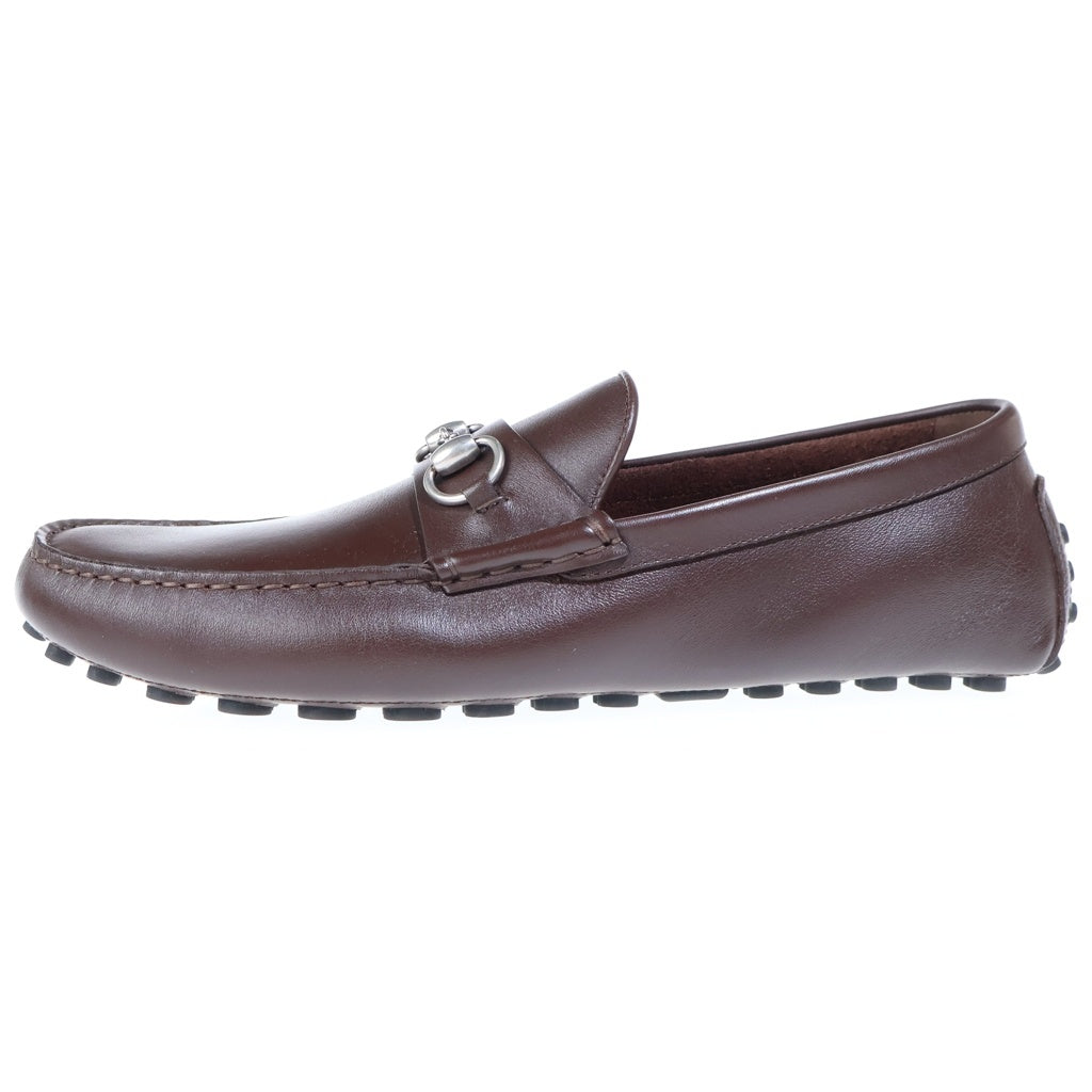 GUCCI(グッチ) 26SS ホースビット ドライビングシューズ ローファー ブラウン 765859