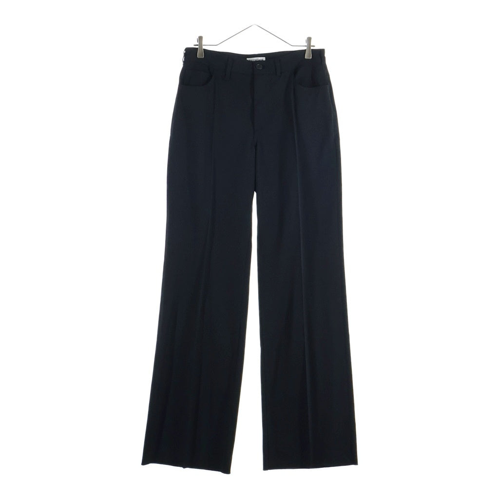 BALENCIAGA(バレンシアガ) フロントタック スラックスパンツ ブラック 672359 TLT14