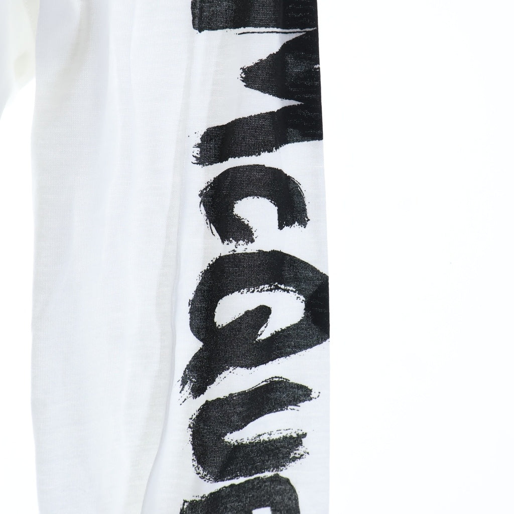 Alexander McQueen(アレキサンダーマックイーン) Graffiti Shirt グラフィックプリント 長袖シャツ ホワイト 677866QSN44