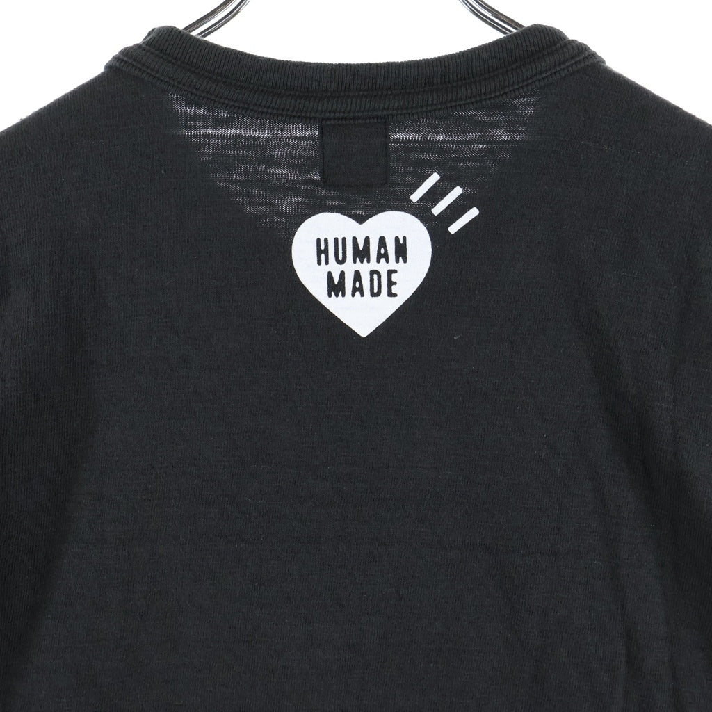 HUMAN MADE(ヒューマンメイド) 24AW ダックグラフィックプリント半袖Tシャツ カットソー ブラック