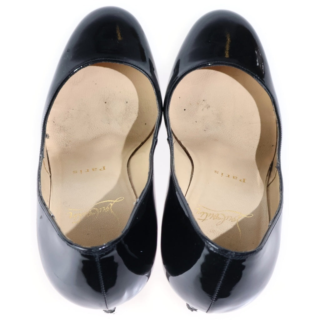 CHRISTIAN LOUBOUTIN(クリスチャンルブタン) パテントレザー パンプス サンダル ブラック レディース