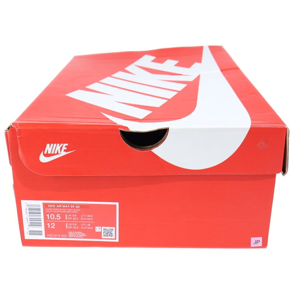 NIKE(ナイキ) AIR MAX 95 Court Purple Camo エアマックス コートパープルカモ ローカットスニーカー ブラック/パープル US10.5/28.5cm HQ1973-500
