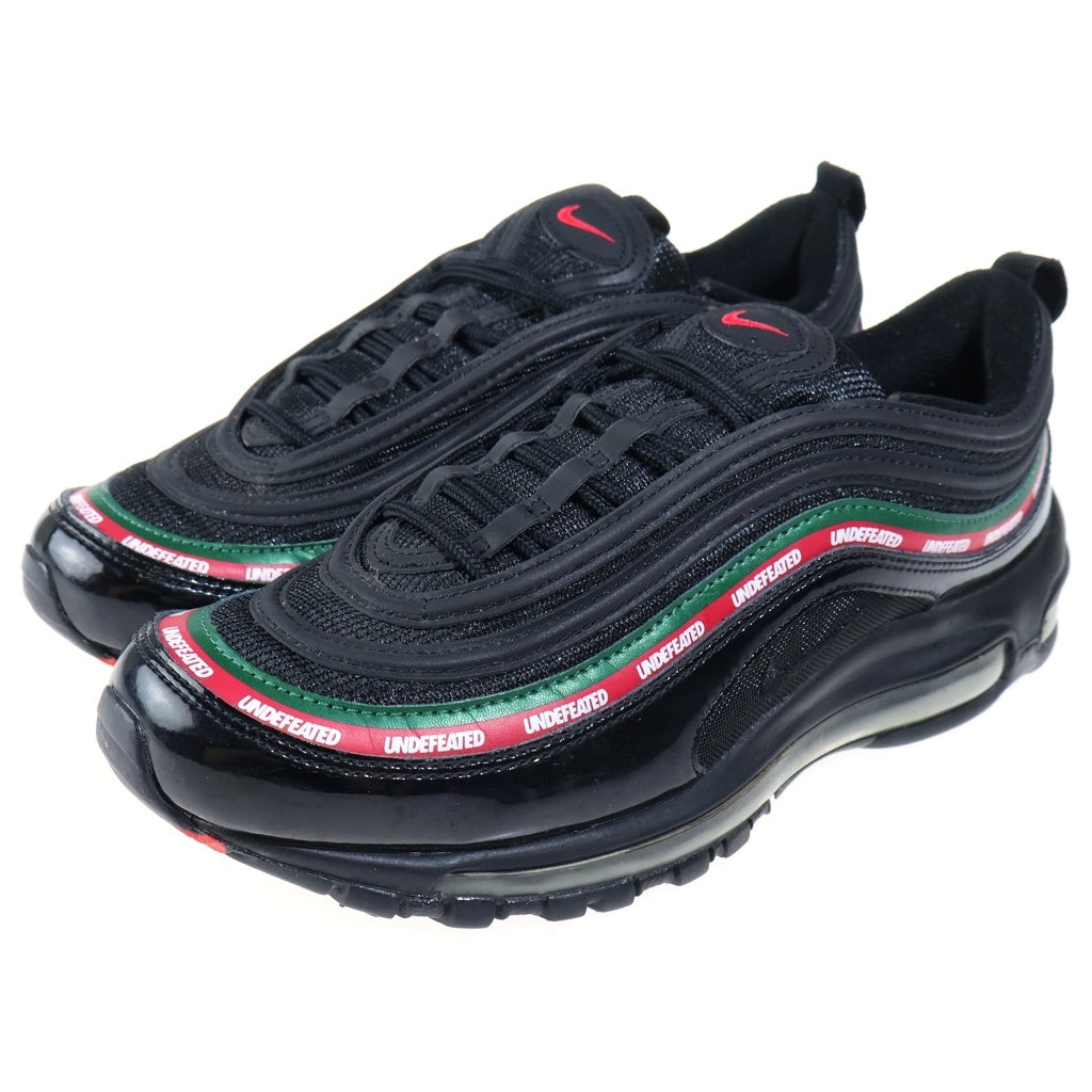 NIKE(ナイキ) ×UNDEFEATED AIR MAX 97×アンディフィーテッド エアマックス97 ローカットスニーカー ブラック US8/26cm AJ1986-001